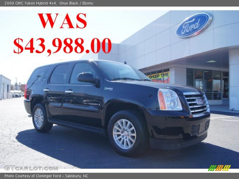 Onyx Black / Ebony 2009 GMC Yukon Hybrid 4x4