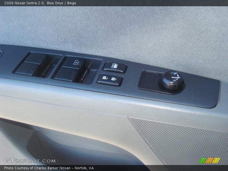 Blue Onyx / Beige 2009 Nissan Sentra 2.0
