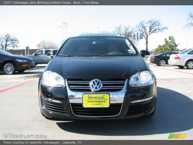 Black / Pure Beige 2007 Volkswagen Jetta Wolfsburg Edition Sedan