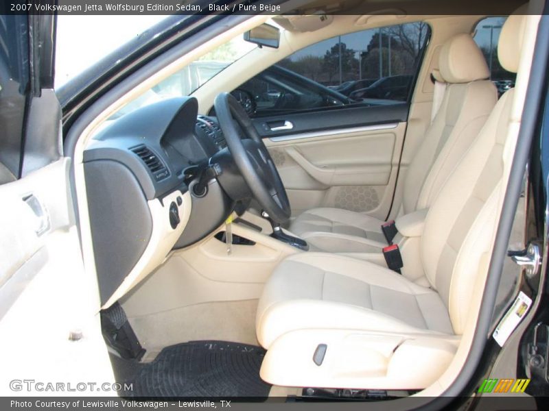 Black / Pure Beige 2007 Volkswagen Jetta Wolfsburg Edition Sedan