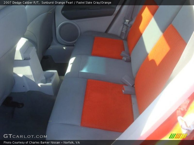 Sunburst Orange Pearl / Pastel Slate Gray/Orange 2007 Dodge Caliber R/T