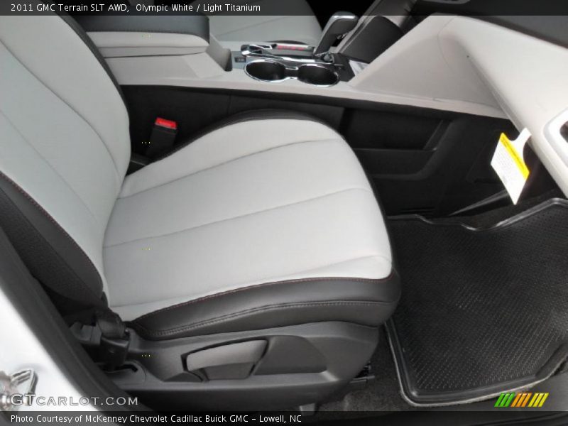 Olympic White / Light Titanium 2011 GMC Terrain SLT AWD