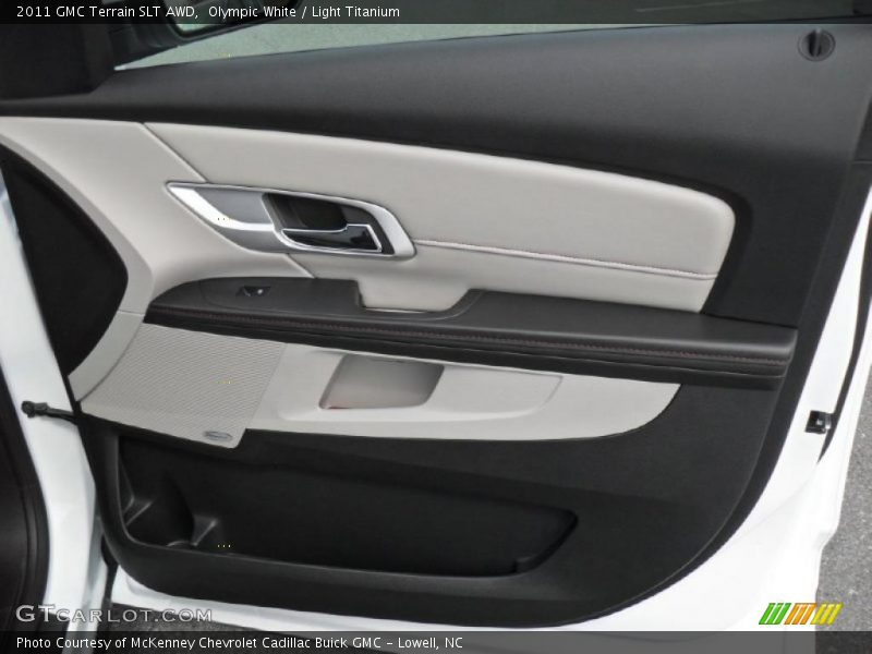 Olympic White / Light Titanium 2011 GMC Terrain SLT AWD