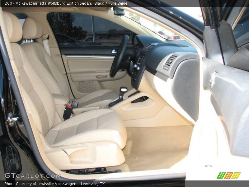 Black / Pure Beige 2007 Volkswagen Jetta Wolfsburg Edition Sedan