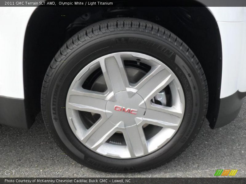 Olympic White / Light Titanium 2011 GMC Terrain SLT AWD