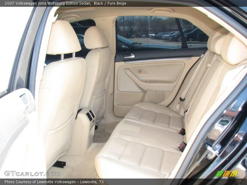 Black / Pure Beige 2007 Volkswagen Jetta Wolfsburg Edition Sedan