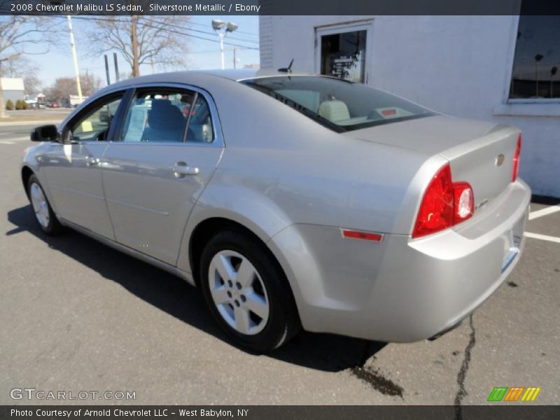 Silverstone Metallic / Ebony 2008 Chevrolet Malibu LS Sedan