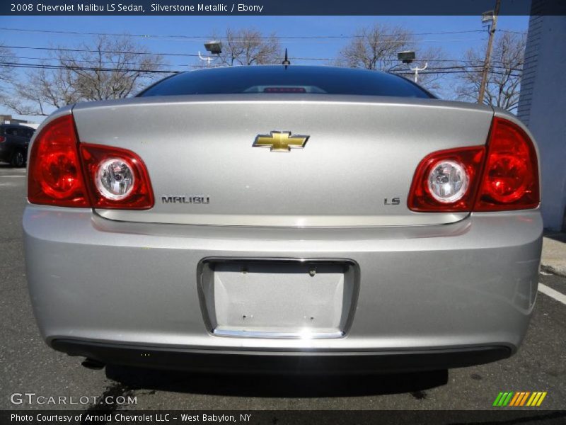 Silverstone Metallic / Ebony 2008 Chevrolet Malibu LS Sedan