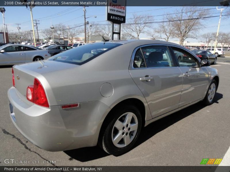 Silverstone Metallic / Ebony 2008 Chevrolet Malibu LS Sedan