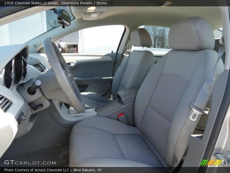 Silverstone Metallic / Ebony 2008 Chevrolet Malibu LS Sedan