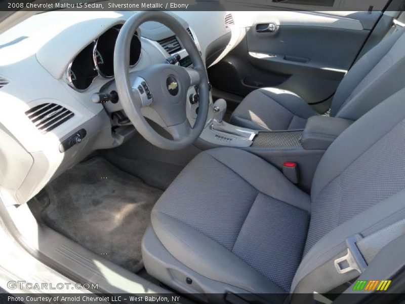 Silverstone Metallic / Ebony 2008 Chevrolet Malibu LS Sedan