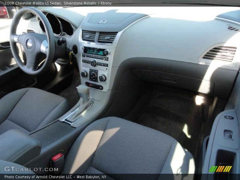 Silverstone Metallic / Ebony 2008 Chevrolet Malibu LS Sedan