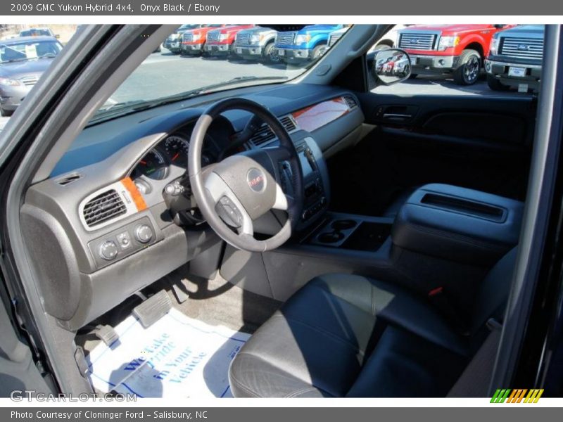 Onyx Black / Ebony 2009 GMC Yukon Hybrid 4x4