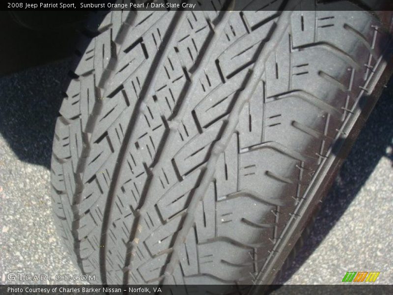 Sunburst Orange Pearl / Dark Slate Gray 2008 Jeep Patriot Sport