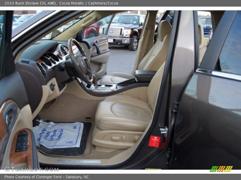 Cocoa Metallic / Cashmere/Cocoa 2010 Buick Enclave CXL AWD