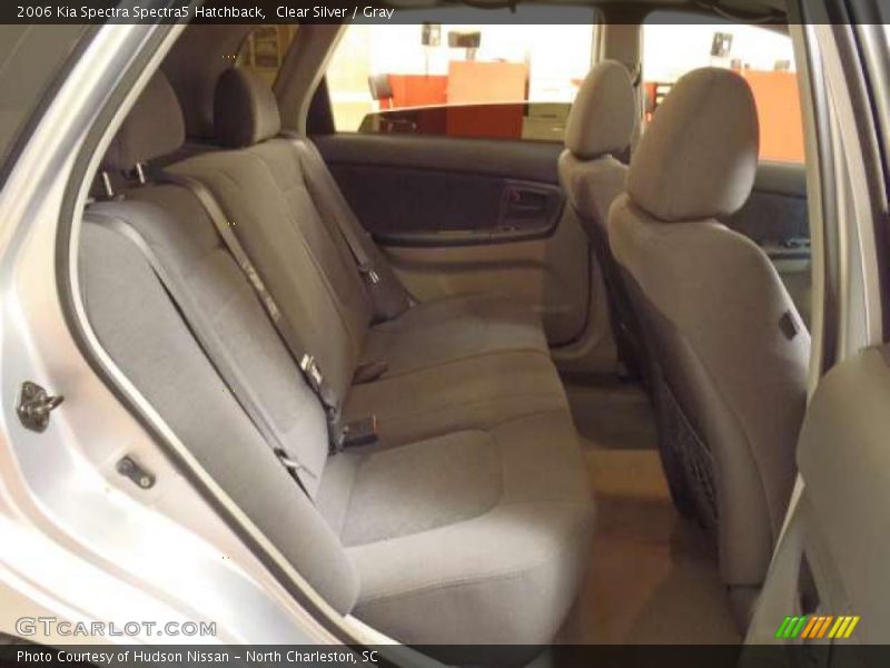 Clear Silver / Gray 2006 Kia Spectra Spectra5 Hatchback