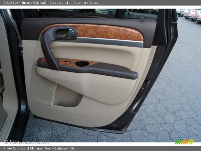 Cocoa Metallic / Cashmere/Cocoa 2010 Buick Enclave CXL AWD