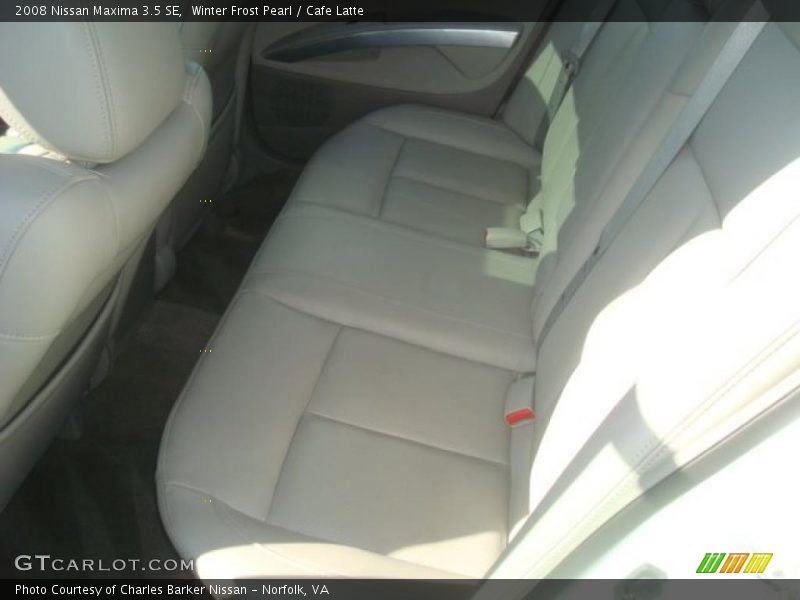 Winter Frost Pearl / Cafe Latte 2008 Nissan Maxima 3.5 SE