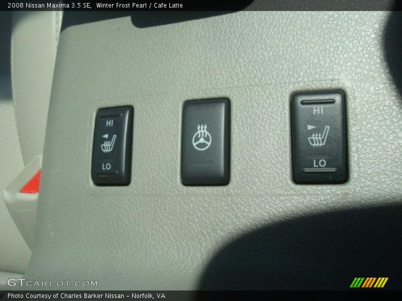 Winter Frost Pearl / Cafe Latte 2008 Nissan Maxima 3.5 SE