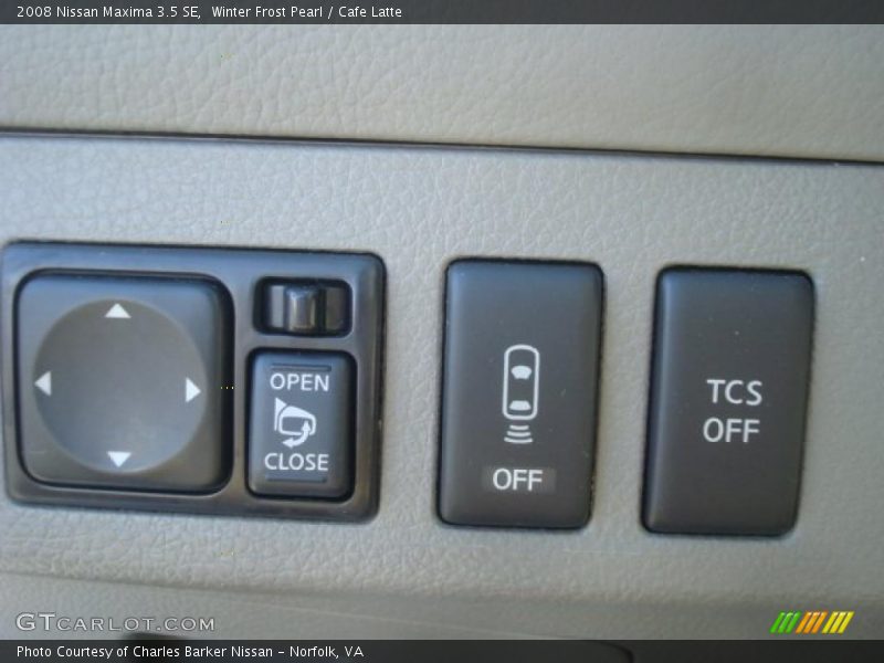 Winter Frost Pearl / Cafe Latte 2008 Nissan Maxima 3.5 SE