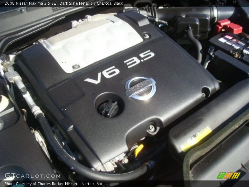 Dark Slate Metallic / Charcoal Black 2008 Nissan Maxima 3.5 SE