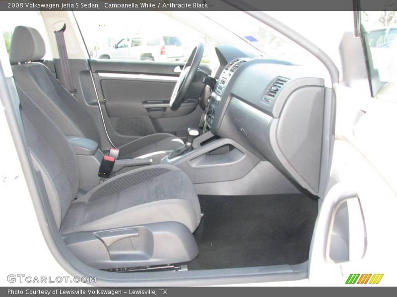 Campanella White / Anthracite Black 2008 Volkswagen Jetta S Sedan