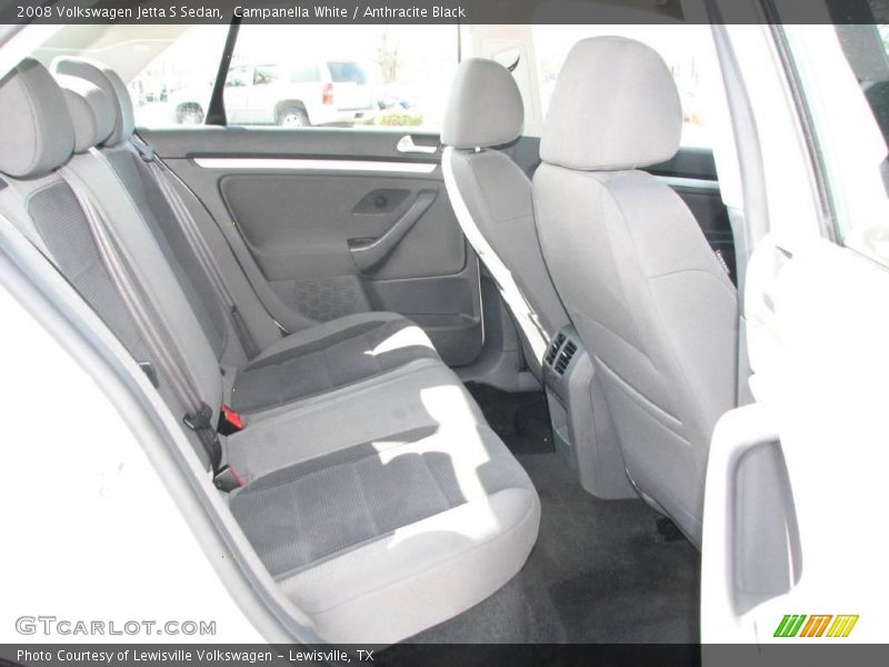Campanella White / Anthracite Black 2008 Volkswagen Jetta S Sedan