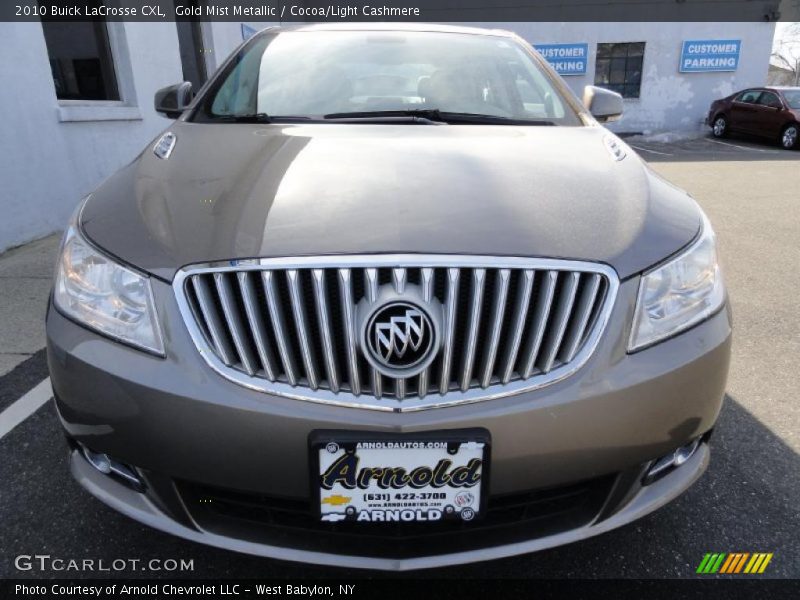 Gold Mist Metallic / Cocoa/Light Cashmere 2010 Buick LaCrosse CXL