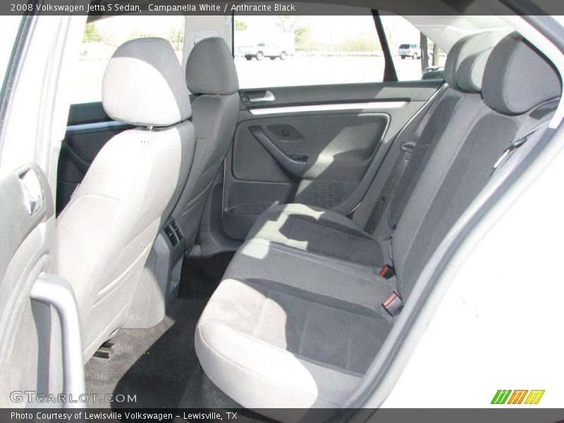 Campanella White / Anthracite Black 2008 Volkswagen Jetta S Sedan