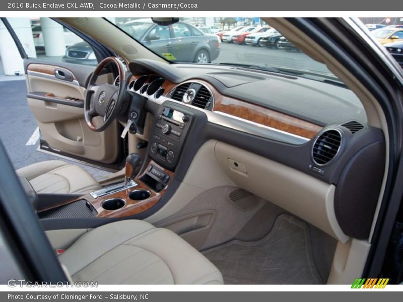 Cocoa Metallic / Cashmere/Cocoa 2010 Buick Enclave CXL AWD