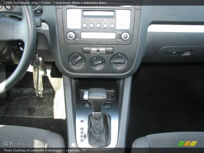 Campanella White / Anthracite Black 2008 Volkswagen Jetta S Sedan