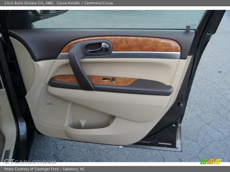 Cocoa Metallic / Cashmere/Cocoa 2010 Buick Enclave CXL AWD