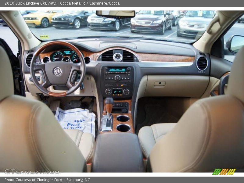 Cocoa Metallic / Cashmere/Cocoa 2010 Buick Enclave CXL AWD