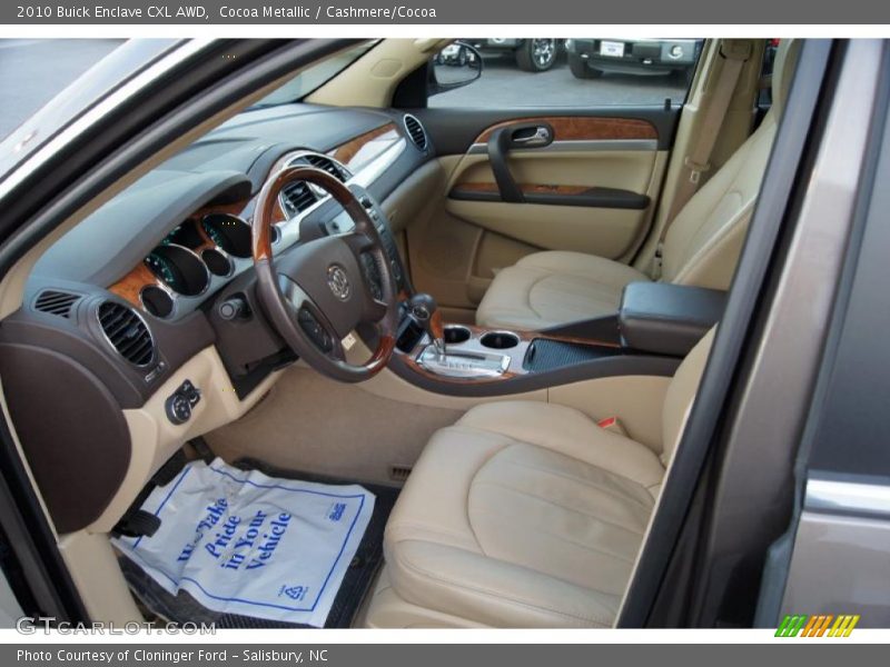 Cocoa Metallic / Cashmere/Cocoa 2010 Buick Enclave CXL AWD