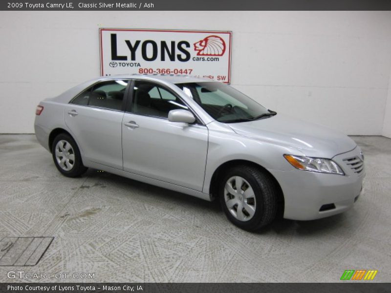 Classic Silver Metallic / Ash 2009 Toyota Camry LE