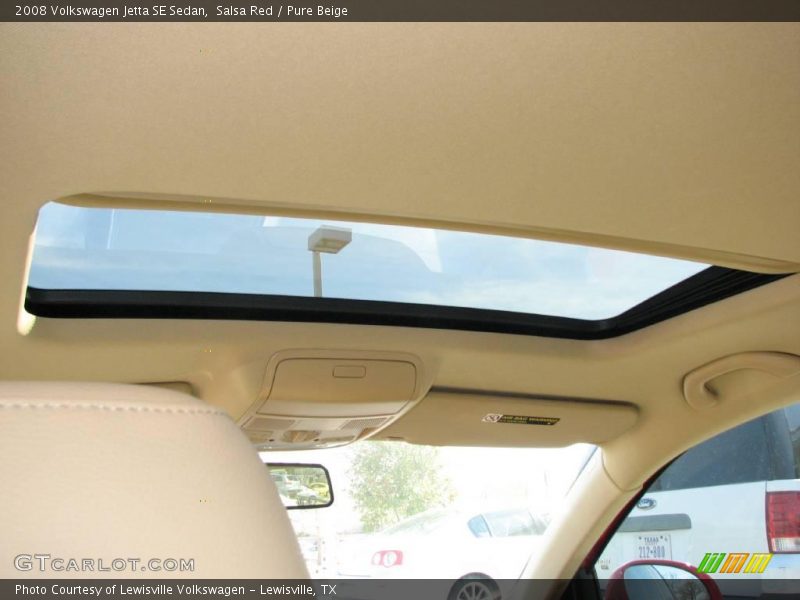 Salsa Red / Pure Beige 2008 Volkswagen Jetta SE Sedan