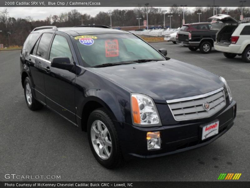 Blue Chip / Cashmere/Cocoa 2008 Cadillac SRX V6