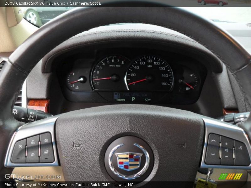 Blue Chip / Cashmere/Cocoa 2008 Cadillac SRX V6