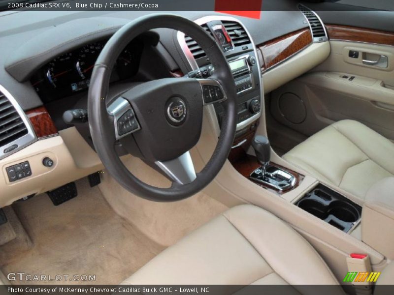 Blue Chip / Cashmere/Cocoa 2008 Cadillac SRX V6