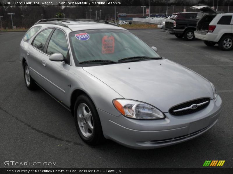 Silver Frost Metallic / Medium Graphite 2000 Ford Taurus SE Wagon