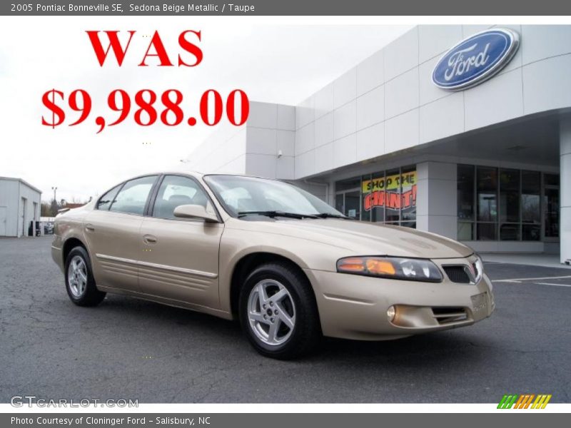 Sedona Beige Metallic / Taupe 2005 Pontiac Bonneville SE