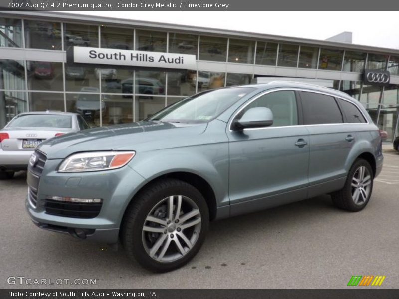 Condor Grey Metallic / Limestone Grey 2007 Audi Q7 4.2 Premium quattro