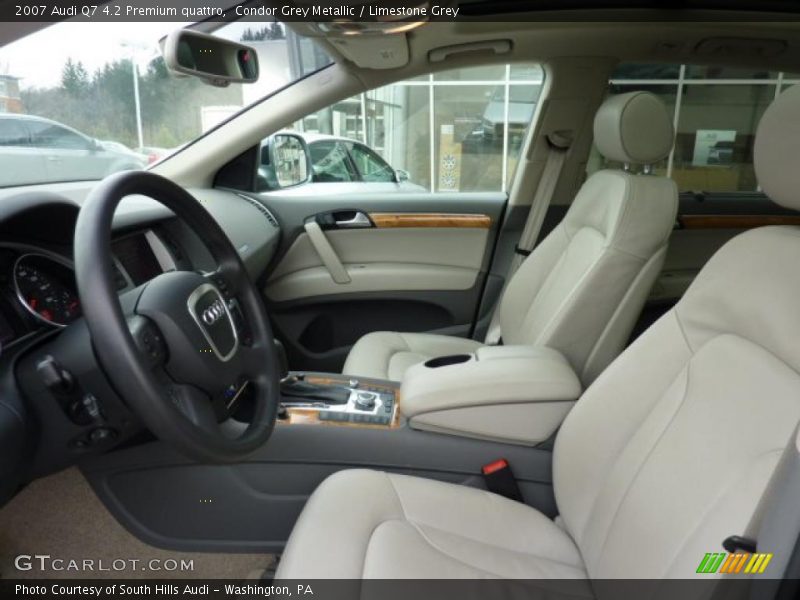  2007 Q7 4.2 Premium quattro Limestone Grey Interior