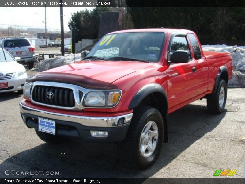 Radiant Red / Charcoal 2001 Toyota Tacoma Xtracab 4x4