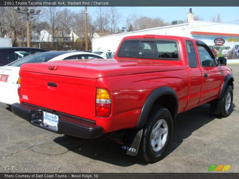 Radiant Red / Charcoal 2001 Toyota Tacoma Xtracab 4x4