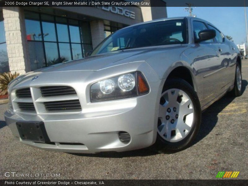 Bright Silver Metallic / Dark Slate Gray/Light Slate Gray 2006 Dodge Charger SE