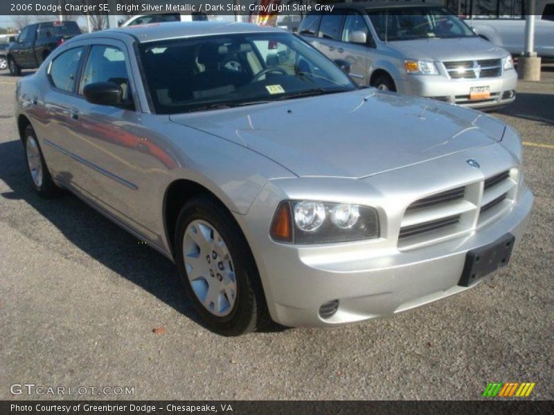 Bright Silver Metallic / Dark Slate Gray/Light Slate Gray 2006 Dodge Charger SE