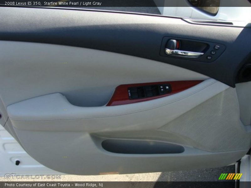 Starfire White Pearl / Light Gray 2008 Lexus ES 350