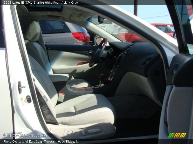 Starfire White Pearl / Light Gray 2008 Lexus ES 350