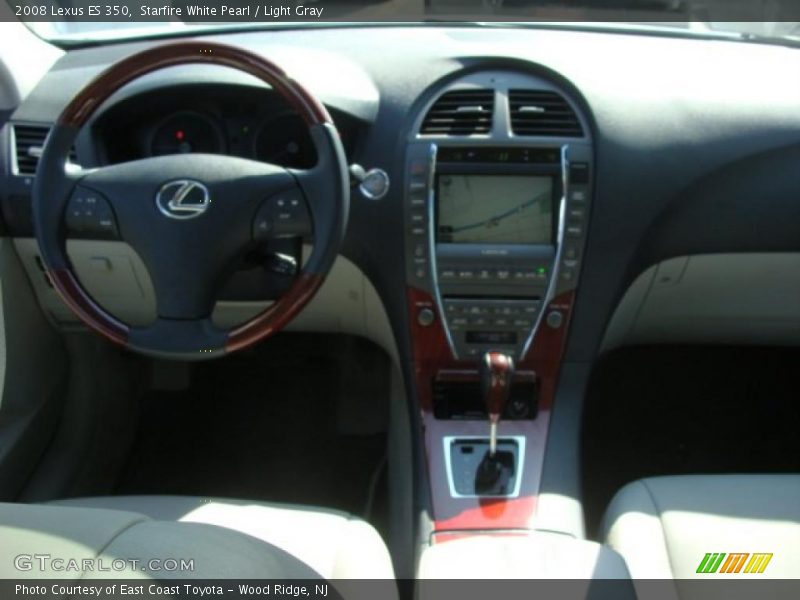 Starfire White Pearl / Light Gray 2008 Lexus ES 350